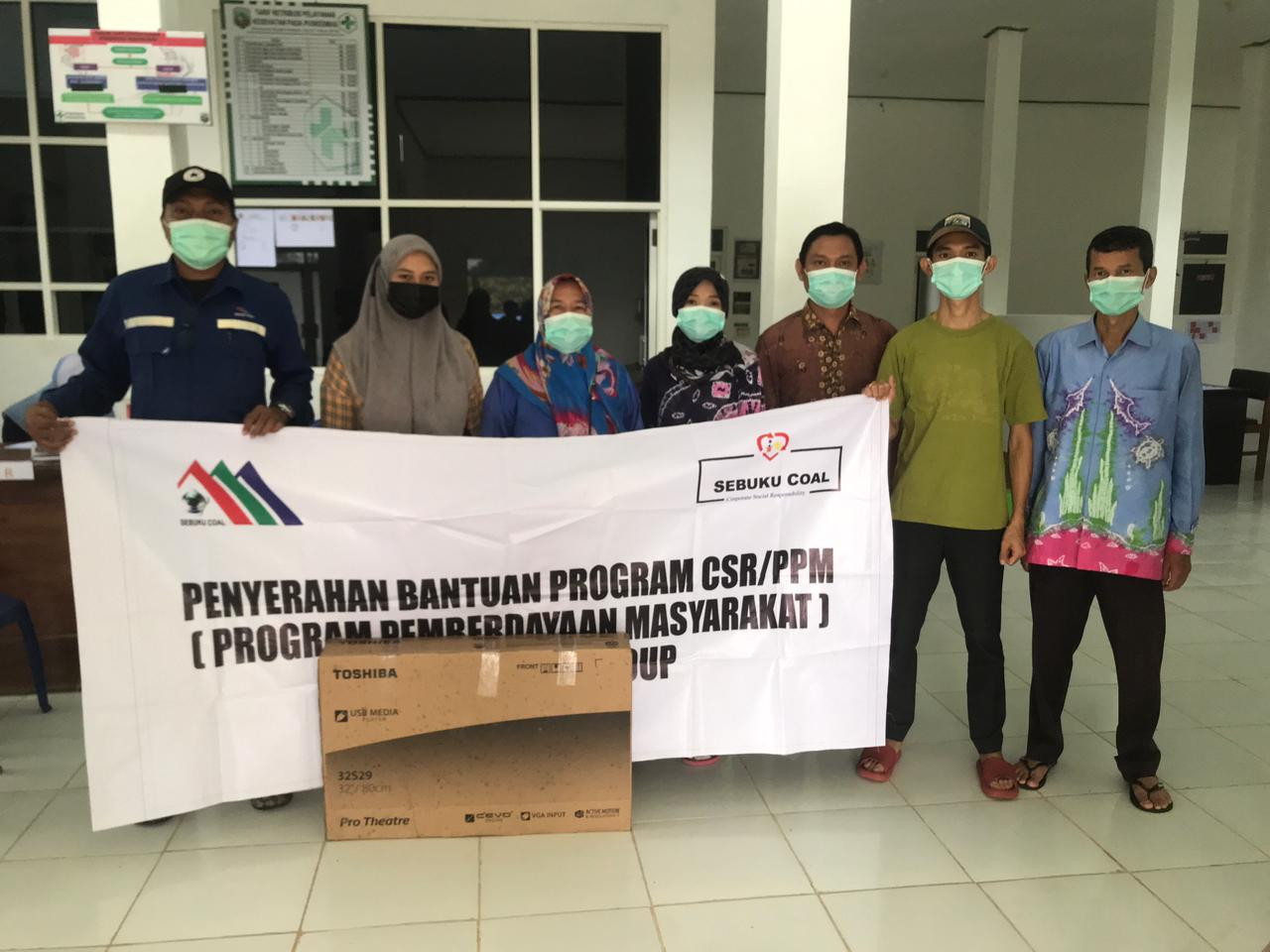 Demi Tunjang Pelayanan Pt Stc Serahkan Bantuan Untuk Puskesmas Mekarpura Scg Sebuku Coal Group 4960