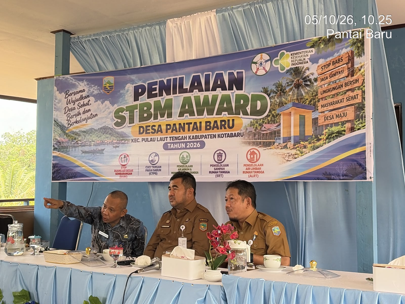 Desa Pantai Baru Ikuti Penilaian STBM Awards, Program PPM PT STC Turut Mendukung